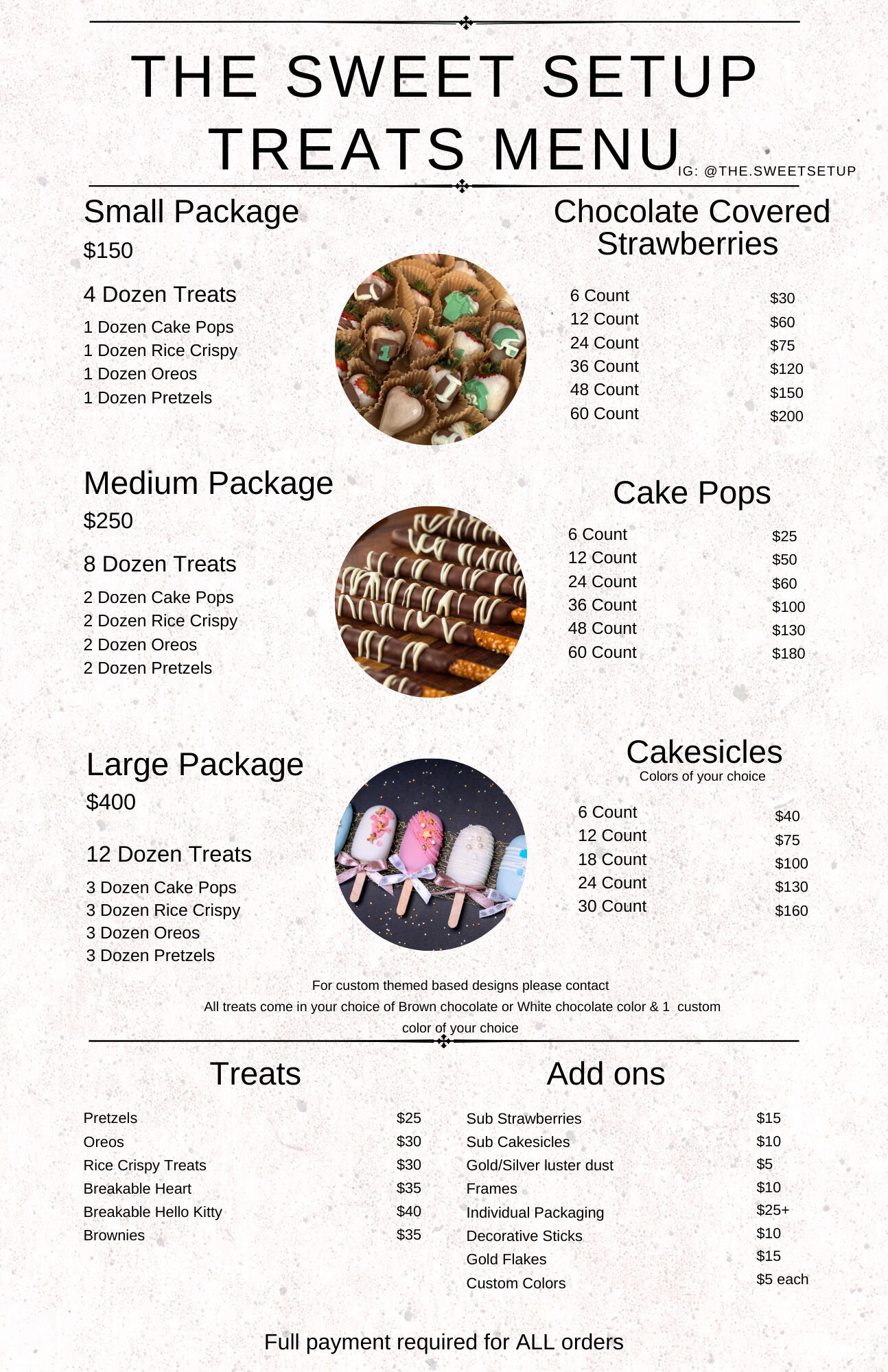 Services and Packages